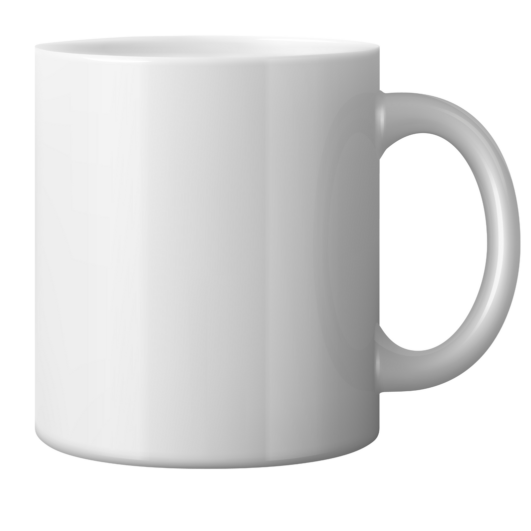 Tazon blanco sublimable de 11oz con caja individual